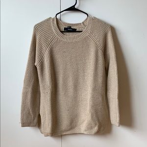 Forever 21 Cream knit sweater
